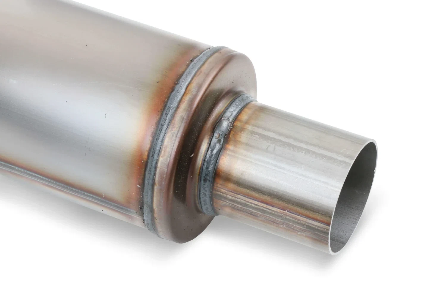 Flowmonster 12867-FM Flowmonster 409SS Round Case Absorption Muffler
